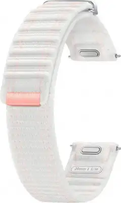 SAMSUNG Galaxy Watch 7 Fabric Band White Pink S/M ET-SVL30-SWE