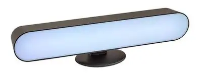 RABALUX Parker, stona punjiva LED 3W, samo RGB svetlo, daljinski, dimabilna, boja crna, visina 27cm, IP20
