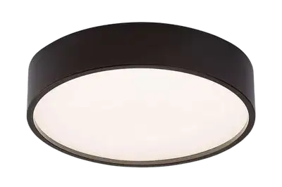 RABALUX Larcia, plafonska lampa, crna 18W 970lm-1800lm, 4000K IP44