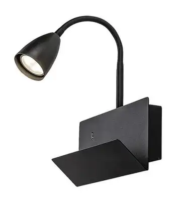 RABALUX Tacito zidna lampa GU10 1x25W crna