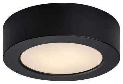 RABALUX Shaun2 plafonjera 7W 3000K crna okrugla