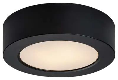 RABALUX Shaun2 plafonjera 7W 3000K crna okrugla