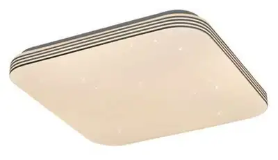 RABALUX Oscar plafonjera kvadrat LED 36W 4000K 53cm silver zvezdana