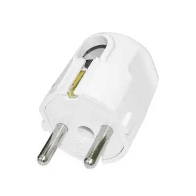 TEHNOELEKTRO 2/212-0041 Dvopolni utikac L beli pl