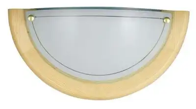 RABALUX Fa Ufo zidna lampa D30 E27 60W drvo opal
