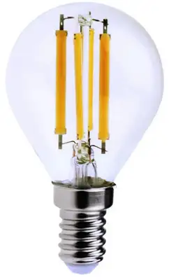 RABALUX Filament LED sijalica E14 G45, 6W, 850lm, 3000K
