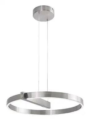 RABALUX Thrac, visilica brušeni aluminium LED 34W, 1700lm,  4000K, precnik 60cm