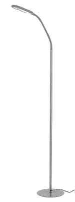 RABALUX Adelmo, podna lampa, srebrna 10W, 3000-6000K dimabilna na touch