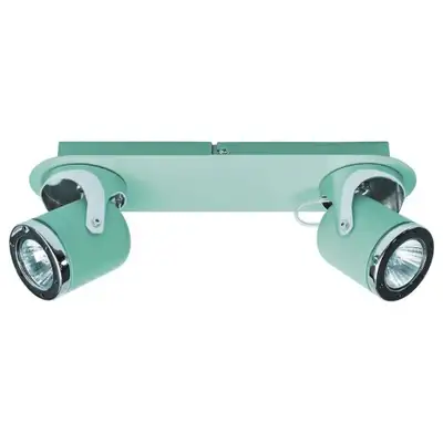 RABALUX April, spot, GU10 2X MAX 5W, menta, IP20, metal, dimenzije 120x320mm