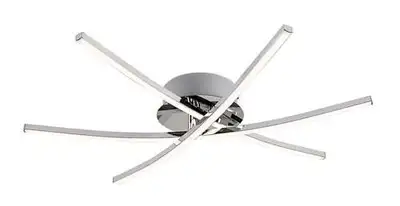 RABALUX Ciklon, led plafonska lampa hrom 21W, 1450-2250lm, 4000K IP20