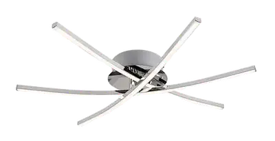 RABALUX Ciklon, led plafonska lampa hrom 21W, 1450-2250lm, 4000K IP20