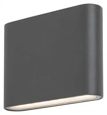 RABALUX Nesna LED2X3W tamno siva