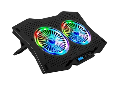 RAMPAGE AD-RC9 TORNADO Black RGB Cooling Pad