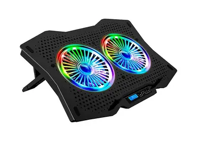 RAMPAGE AD-RC9 TORNADO Black RGB Cooling Pad