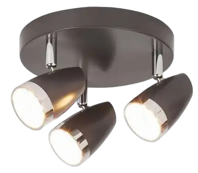 RABALUX Karen spot LED 3x4W antracit /  hrom