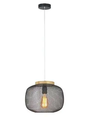 RABALUX Rupert, metal drvo visilica, E27 1× 2