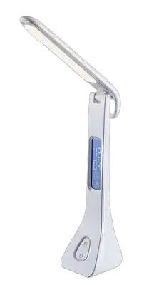 RABALUX Amato, stona LED lampa crna, dimabilna, LCD displey, sat, datum, alarm, temperatura, 7W, 4000K, visina 44cm 2