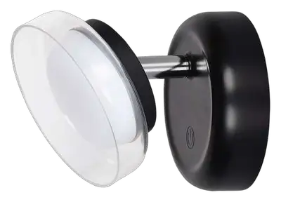 RABALUX Javi zidna lampa LED2W D10cm crna