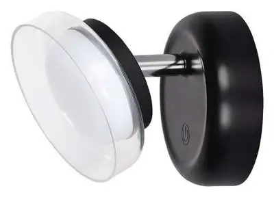 RABALUX Javi zidna lampa LED2W D10cm crna