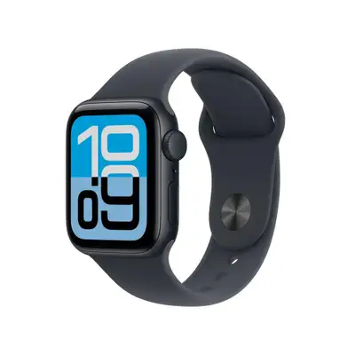 APPLE Watch SE 3 GPS 44mm Midnight Aluminium Case with Midnight Sport Band - M/L mehq4rk/a
