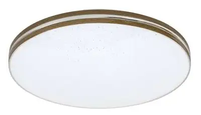 RABALUX Oscar2, LED 18W, 1170lm, 3000K, 33x33cm, zvezdasta, braon prsten