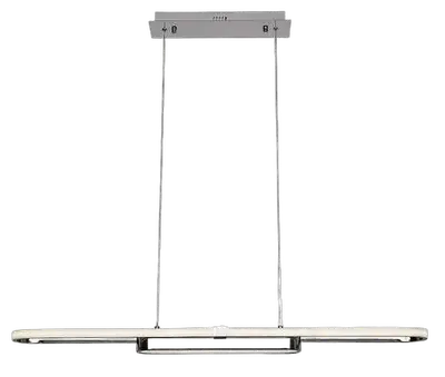 RABALUX Contessa, LED visilica crna metal, 48W, 2900lm, 4000K, 100cm, podesiva visina: 50-120cm