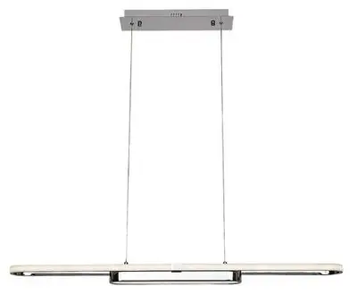 RABALUX Contessa, LED visilica crna metal, 48W, 2900lm, 4000K, 100cm, podesiva visina: 50-120cm
