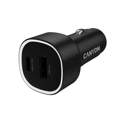 CANYON OnDrive 85 PD 85W USB-A+USB-C Black CNE-CCABR8AC