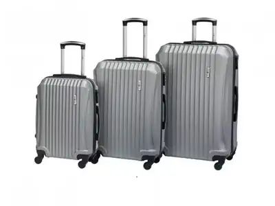 ENOVA ABS SEVILLA Set kofera 55 / 65 / 75cm siva