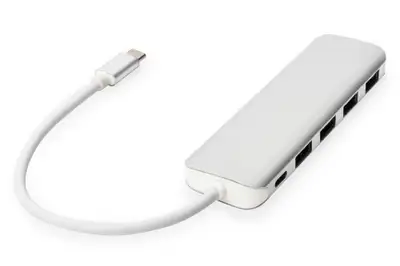 DIGITUS USB-C hub 4 USB 3.0 porta + PD