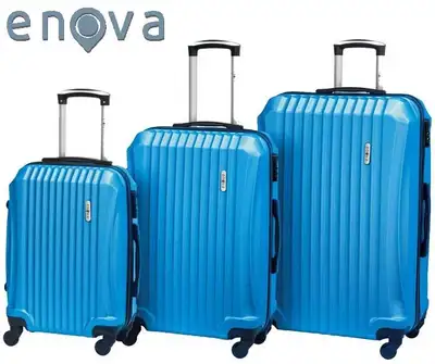 ENOVA ABS SEVILLA Set kofera 55 / 65 / 75cm aqua
