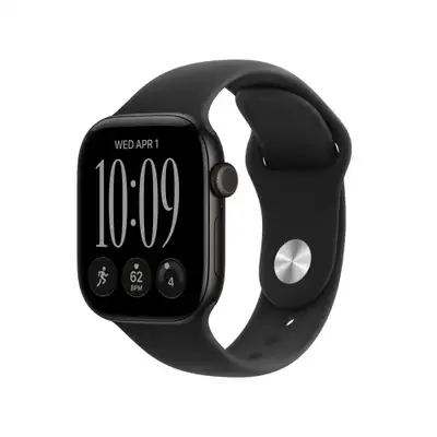 APPLE Watch S12 GPS 42mm Black Aluminium Case with Black Sport Band - S / M mjea4wf / a