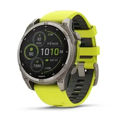 GARMIN Fenix 8 47mm Sapphire Solar Yellow