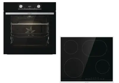 GORENJE BLACK STEAM SET