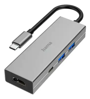 HAMA USB-C multiport Hub: 2 x USB-A, USB-C i HDMI