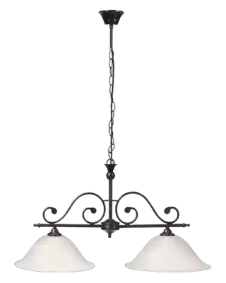 RABALUX Dorothea  visilica E27 2x60W m. crno