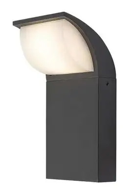 RABALUX Hongkong spoljna led zidna lampa 9W aluminijum crna 660lm