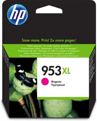 HP 953XL High Yield Magenta Original Ink Cartridge - F6U