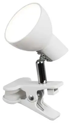 RABALUX Noah, clip lamp, bela,  LED 5W