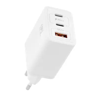 TNB CHGAN65W ZIDNI PUNJAC 65W, USB-C X 2 + USB-A QC 3.0