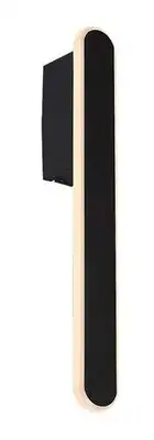 RABALUX Sindri, zidna crna LED 12W, 750lm, DIP switch 3000-4000K, 38cm, Designed by Rabalux