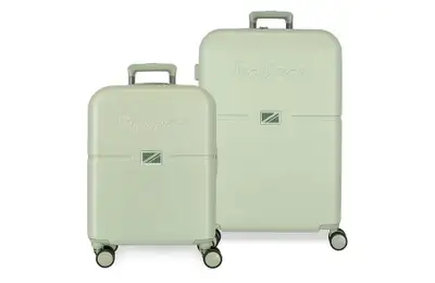 PEPE JEANS  ACCENT set kofera 2 / 1 mint