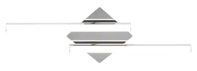 RABALUX Antonia plafonska lampa LED 2x12W hrom IP44