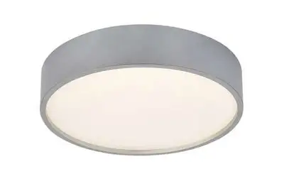 RABALUX Larcia, plafonska lampa, srebrna 18W 970lm-1800lm, 4000K IP45