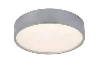 RABALUX Larcia, plafonska lampa, srebrna 18W 970lm-1800lm, 4000K IP45