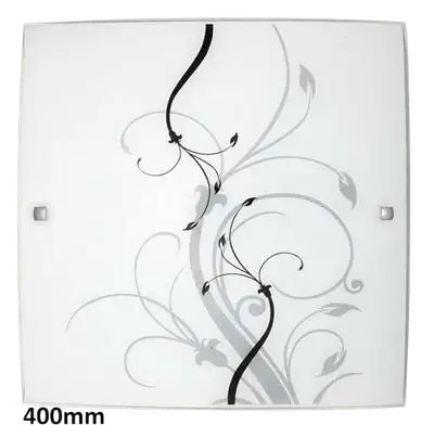 RABALUX Elina plafonjera400x400E27 2x60Wcrno / belo