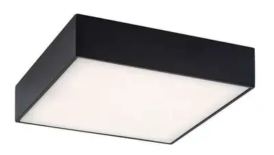 RABALUX Tartu,spoljna plafonska.,LED18W,crno,kvadratna