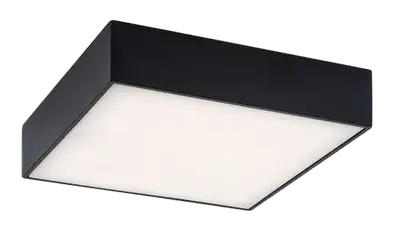 RABALUX Tartu,spoljna plafonska.,LED18W,crno,kvadratna