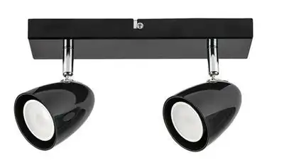 RABALUX Perico plafonjera GU10 2x5W crna