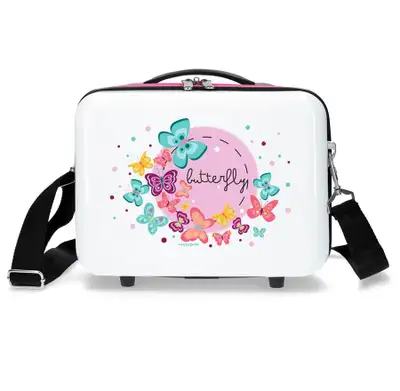 MOVOM ABS Beauty case roze-bela